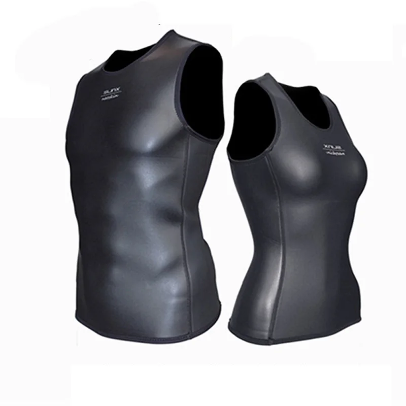 Гладкий жилет для Гидрокостюма 2 мм термальный неопреновый гидрокостюм без