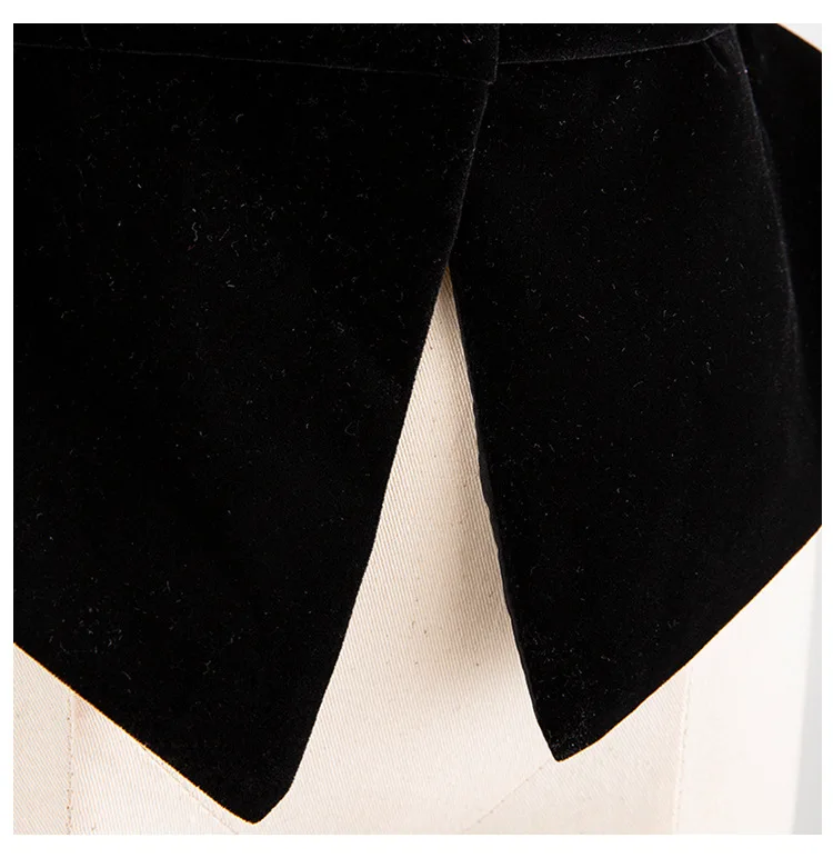 Get spring Frauen Weste Crop Top Diamant Samt Top Rüschen Velours Crop Tops Frauen V-Ausschnitt Vintage sexy kurze Tops schwarz Mode – Detail 11