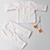 yellow 2pcs Infant Underwear Set Thermal Underwear Cotton Baby Autumn Winter Toddler Boys Girls 0-24M Newborn Clothing Suit - Цвет: yellow