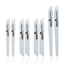 

8pcs Reciprocating Saw Blades Handsaw Multi Saw Blade For Cutting Wood Metal Frozen Meat Bone Cutting Saw Blade Curve Jig Saw