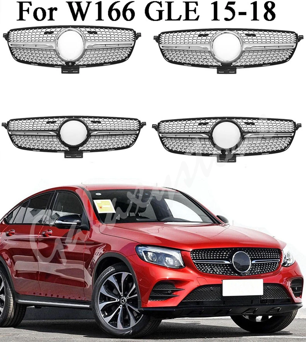 Передняя решетка радиатора для Mercedes Benz GLE W166 GLE350 2015 2016 2017 2018 замена алмазного