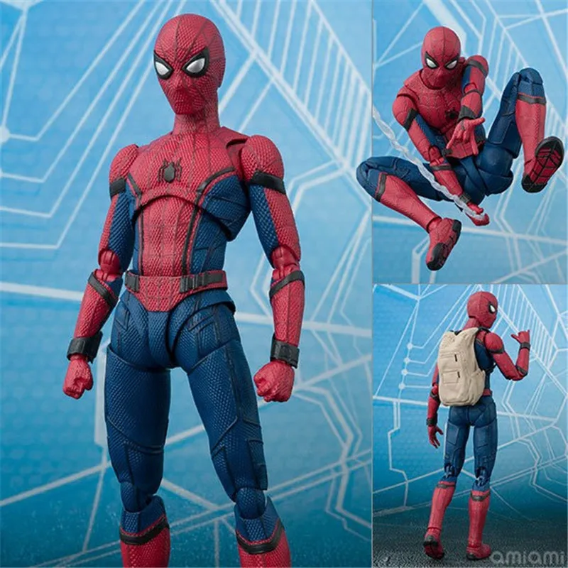 Cheng yuan аниме серия Marvel SHF Человек-паук XIAOCHONG Снова в школу гаражный комплект модель