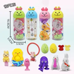 Ensemble de jouets sensoriels anti Stress, paquet de jouets à main avec joli lapin, idéal comme cadeau de pâques, 11/12/13 pièces 
