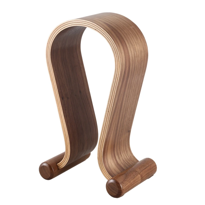 Universal Wooden Headphone Stand Headphone Headset Hanger Wall Hook PC Monitor Earphone Stand Rack Holder Stand Bracket
