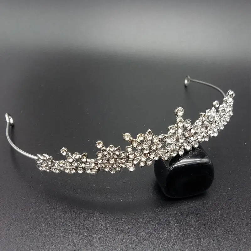 Princess Wedding Bridal Rhinestone Crystal Crown Hair Band Headwear