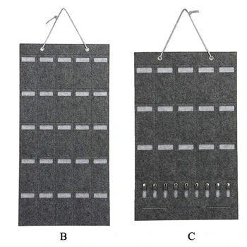 

Sunglasses Storage Bag Household Jewelry Storage Bag Multi-grids Storage Hanging Bag Suitable For Hanging On Walls Shelf Rack