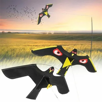 

VOGVIGO Bird Scarer Emulation Flying Hawk Drive Bird Kite For Garden Scarecrow Yard Home Breeze Easy To Fly Bird Repeller
