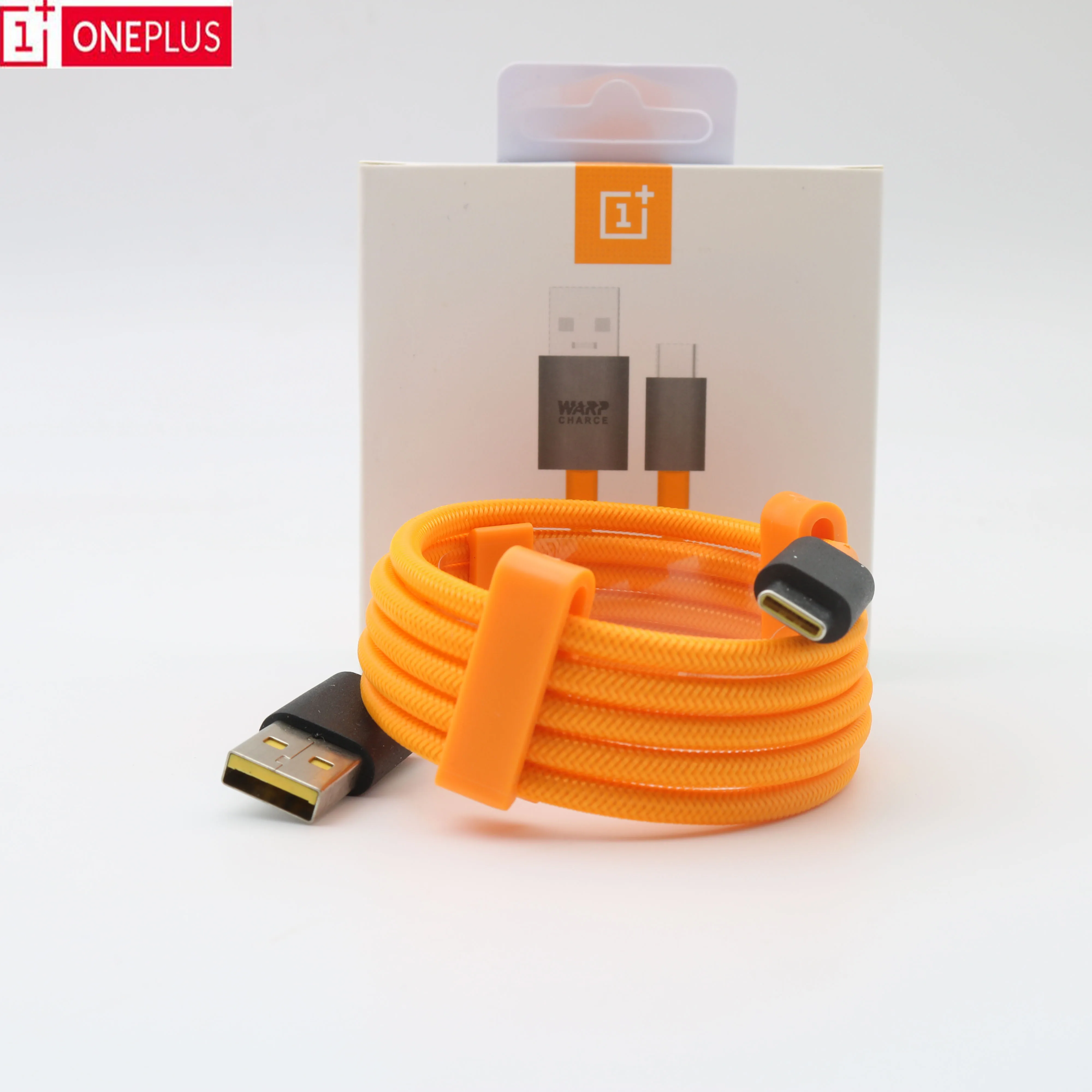 Нейлоновый кабель для Oneplus 7, 6, 5, 3, 3, mlaren, usb type-C, деформация, быстрая зарядка, USB-C, шнур Oneplus6T, 1 м, 5 В, 4a - Цвет: with packging