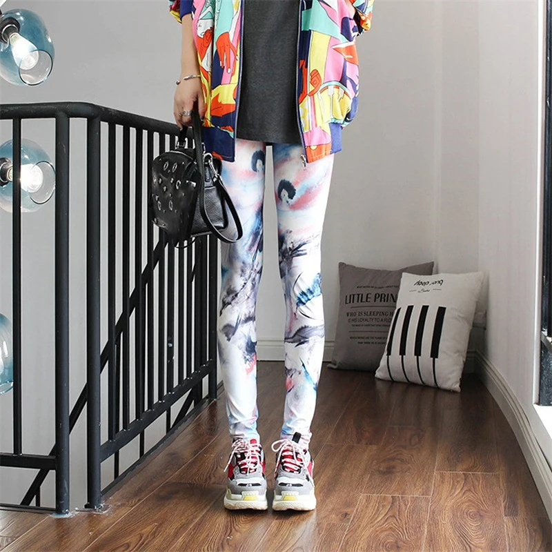 NDUCJSI, спортивные женские джеггинсы, Yuga, штаны для фитнеса, леггинсы, светильник с высокой печатью, эластичные леггинсы для тренировок, облегающие Женские штаны, брюки