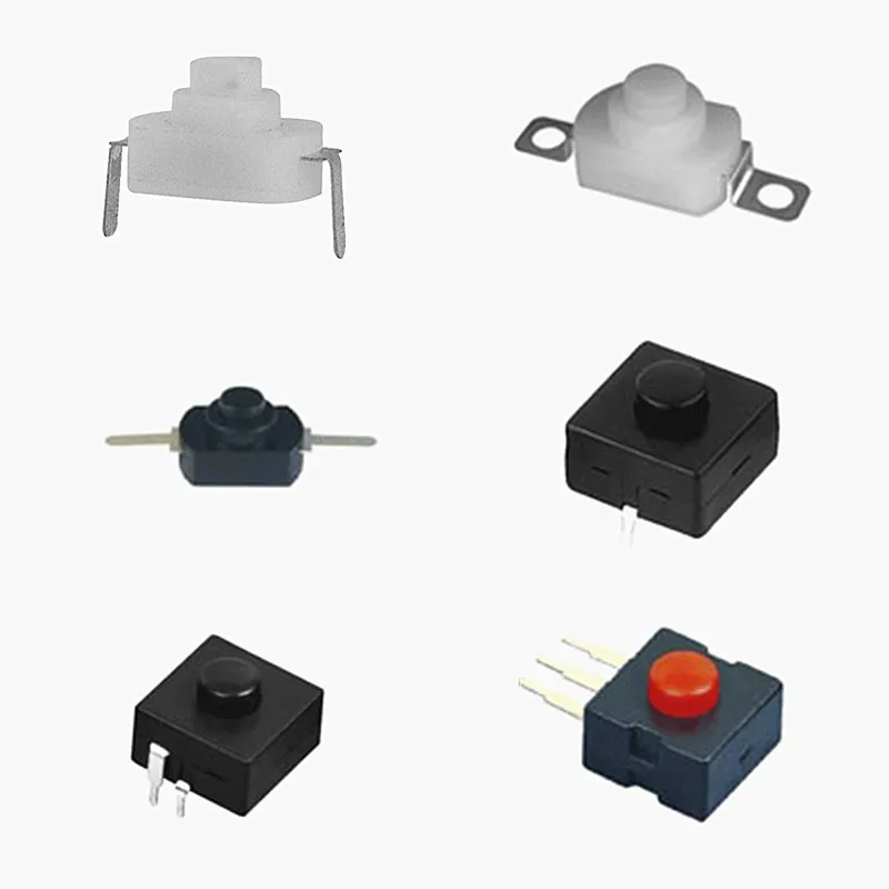 

12X8 Patch Flashlight Button Switch 1208 8*8/18*1310*10 Self-Locking Switch Button