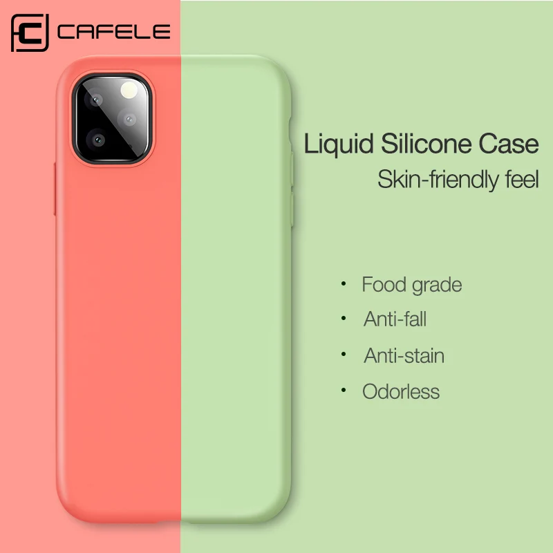 CAFELE Phone Case for iPhone 11 Pro Max Silicone Cover Ultra Thin Soft TPU Back Case for Apple iPhone 11 pro Full covering