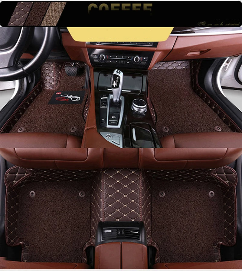 Автомобильные коврики на заказ 2 слойные для ног Geely всех моделей EC7 X7 FE1 Emgrand