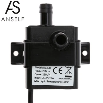 

Anself Ultra-quiet Mini USB DC5V 2.3W Micro Brushless Water Oil Pump Waterproof Submersible Fountain Aquarium Circulating 220L/H