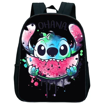 

Children Cute Stitch Kindergarten School Bag Toddler Cartoon Pikachu Print Backpack Kids Anime Preschool Bookbag Gift Mochila