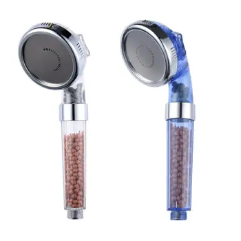 

Shower head, high pressure filter handheld filtration saving with water shower 1 function flow stone 3 adjustable ionic and U5R7