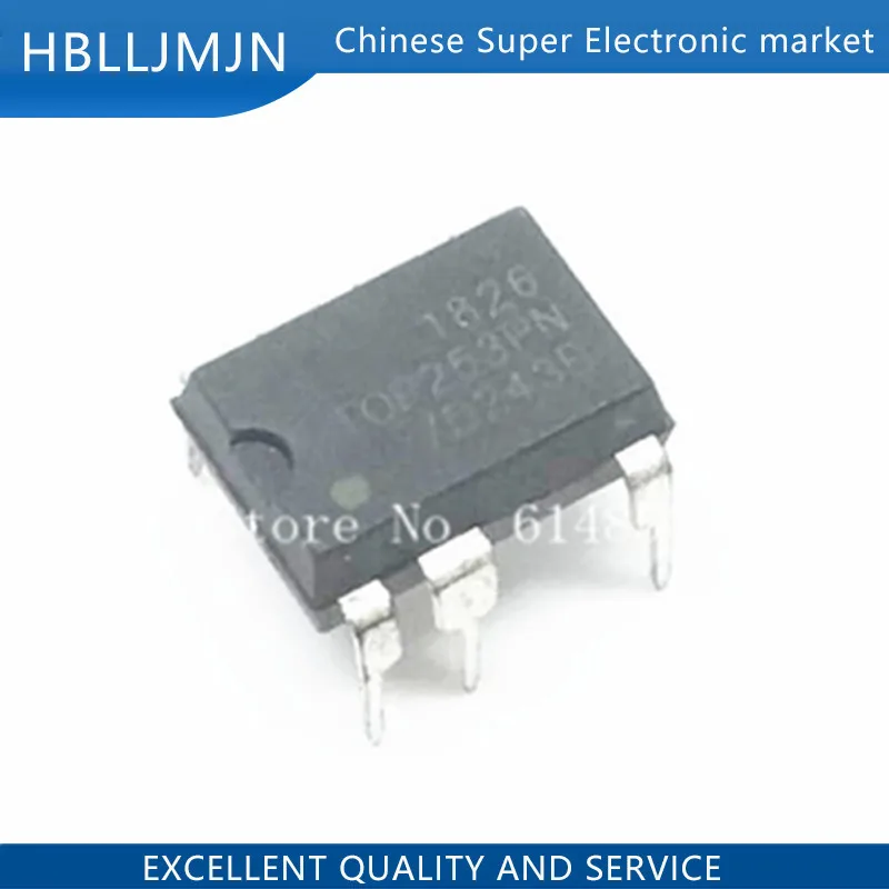 5 шт. TOP253PN TOP253 DIP-7 IC | Электронные компоненты и принадлежности