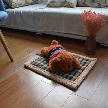 

Pet Cat Winter Warming Cushion Self-Heating Mat Bed Mattress for Small Medium Pet Washable Dog Cat Pads with Buckle Cat Supplies