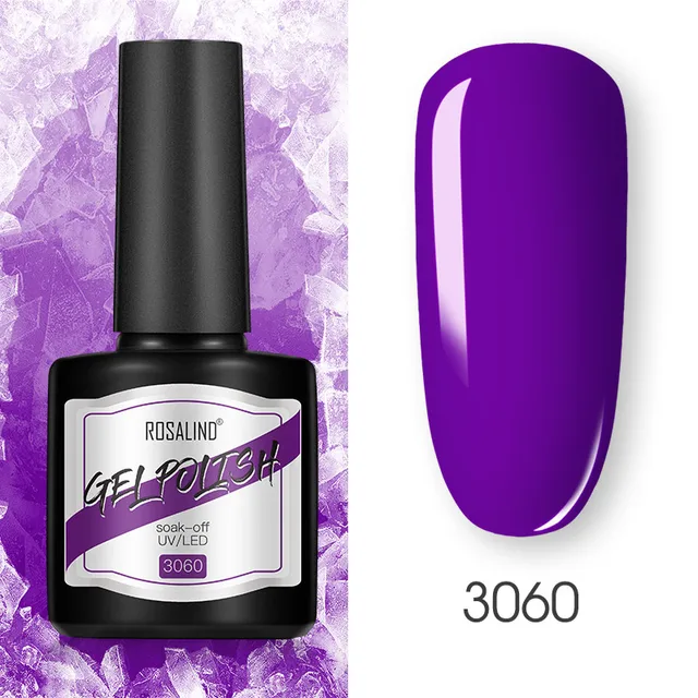 ROSALIND 8ml Gel Nail Polish Shiny Matte Effect Gel Polish For Manicure Nail Art Design Semi Permanent Painting Varnishes Gel RS17-3060