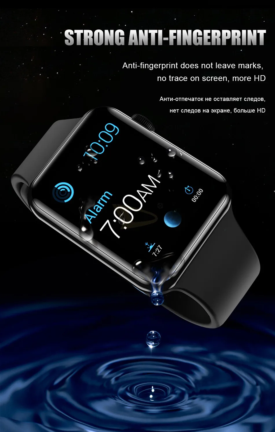 15D изогнутое закаленное стекло экрана для Apple Watch 1 2 3 4 Полная защита пленка для Iwatch 38 40 42 44 мм защитное стекло