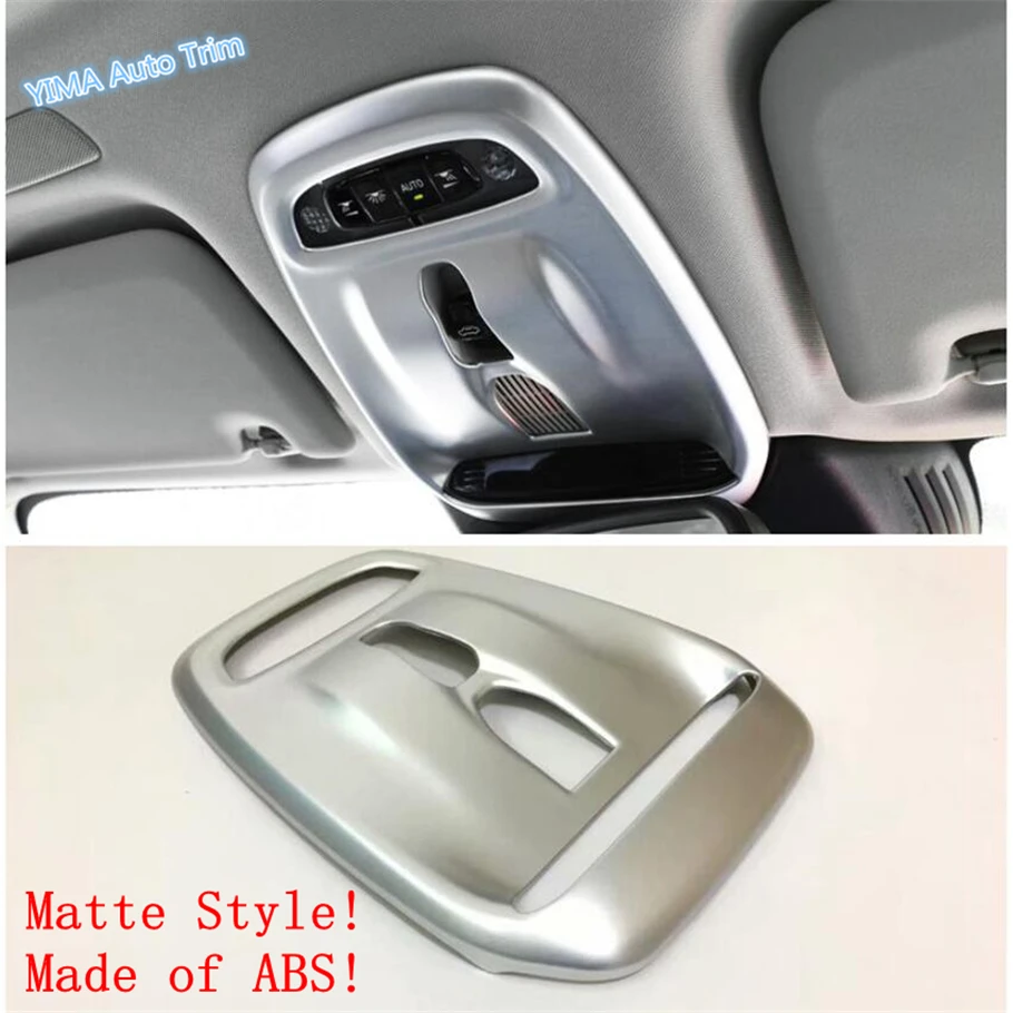 

Lapetus Auto Styling Front + Rear Seat Roof Reading Lights Lamp Cover Trim Fit For VOLVO XC40 2018 - 2020 Matte Carbon Fiber ABS