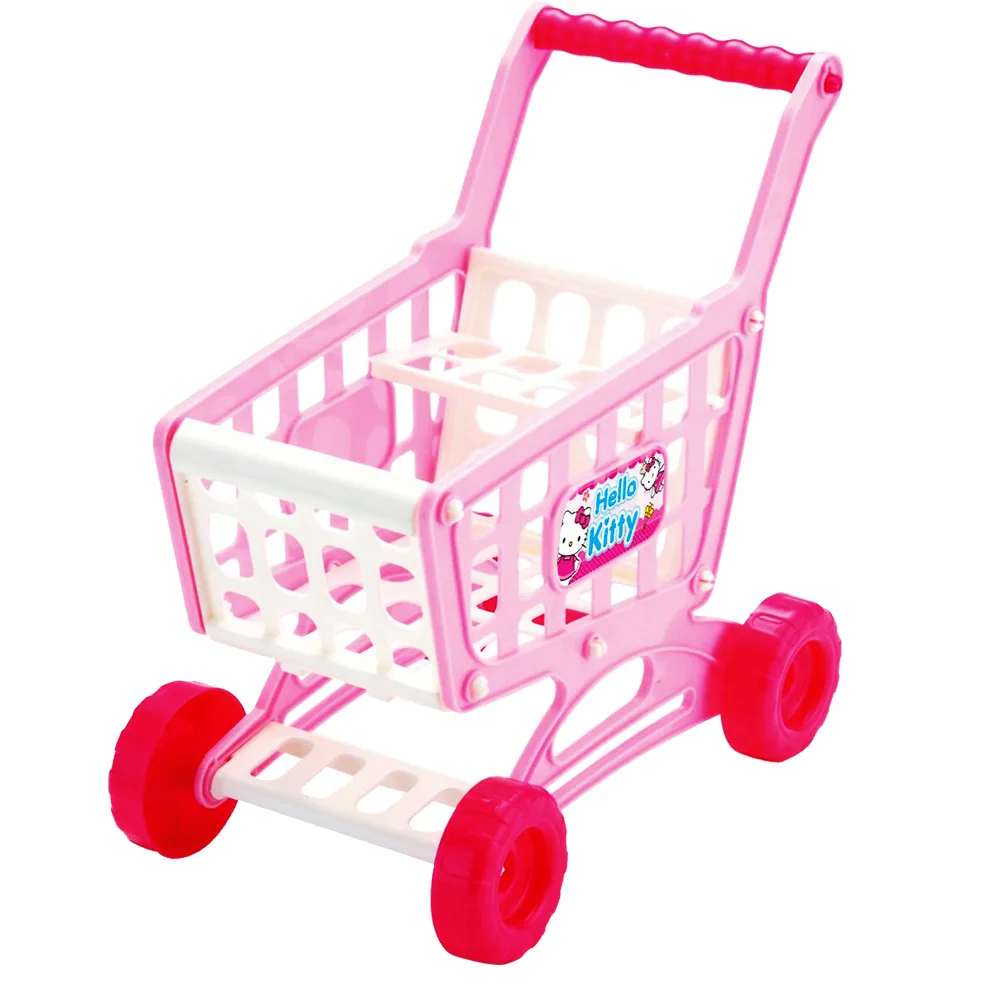 Горячая Shoppingcart игровой дом модель корзина для покупок игрушка детский торговый набор комбинация