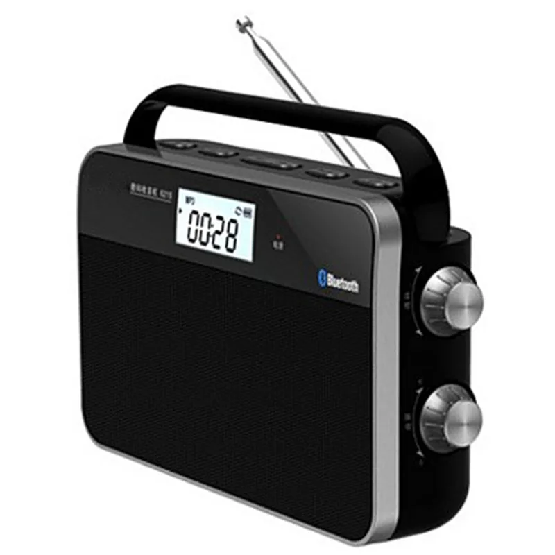 

Portable DSP digital radio FM/AM band high sensitivity broadcast bluetooth card broadcast clock control radios stereo MP3 player