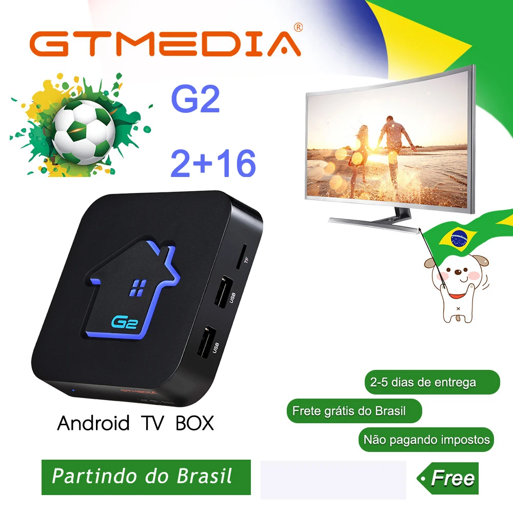 GTMEDIA G2 Smart tv box Android tv box pk RK3328 RK3318 4K Wifi телеприставка медиаплеер 2GB 16GB Android коробка ip tv m3u brasil