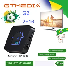 GTMEDIA G2 Smart tv box Android tv box pk RK3328 RK3318 4K Wifi телеприставка медиаплеер 2GB 16GB Android коробка ip tv m3u brasil