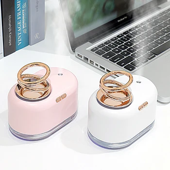 

New USB Air Humidifier Mini Ultrasonic Humidifier Romantic Soft Light Aroma Diffuser Car Purifier Home Office Cool Mist Maker
