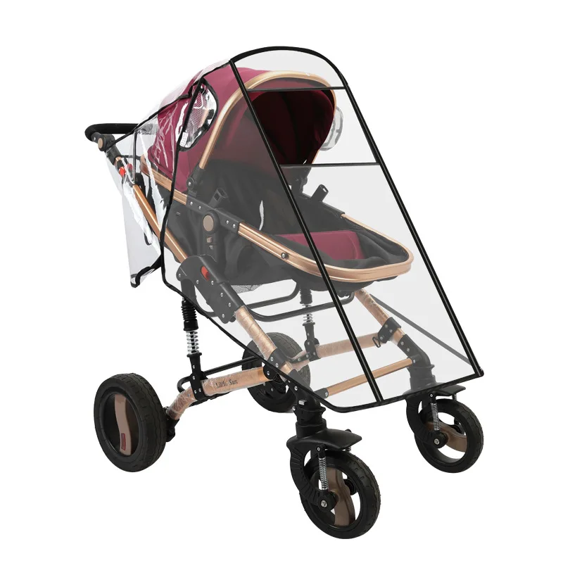 stroller rain cover with zipper