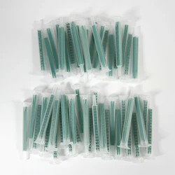 50pcs Resin AB Glue Static Mixer Mixing Tube Mixing Nozzle Syringe Set 83mm for Two Component Liquid Mixing Machine Syringes