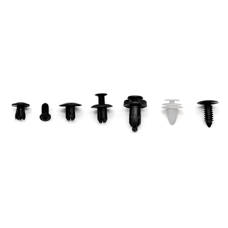 100 шт. авто крепеж автомобильный бампер зажимы Фиксатор заклепки Дверная панель крыло лайнер Универсальный подходит для автомобиля