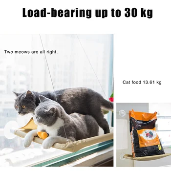 

Hot Window Mounted Pet Bed Suction Cup Hanging Sunshine Hammock Perch Cushion for Cat PLD