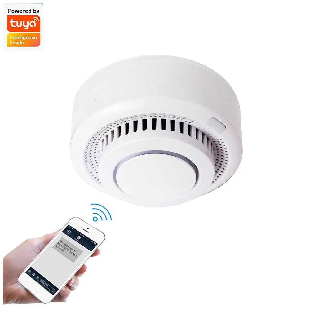 Датчик дыма Tuya с Wi-Fi переключатель управления через приложение независимый