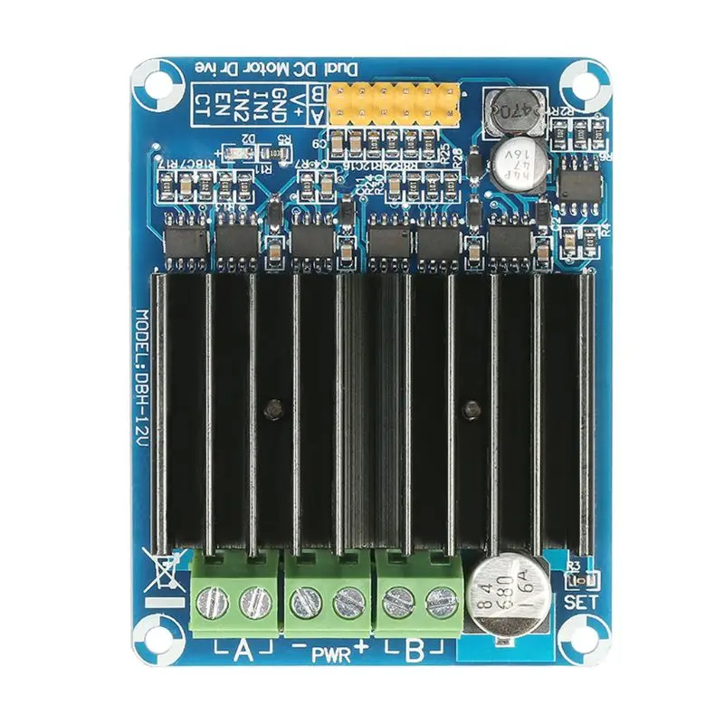 

30A 5V-12V Motor Control Module H Bridge Dual Channel Drive Controller Board D0AB