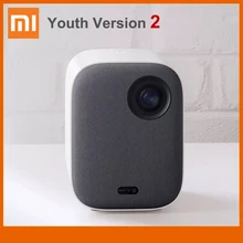 Xiaomi Mijia Mini Portable Projector Youth Version 2 1080P Support 4K Video 460 ANSI Lumens Full HD Home Theater Projector