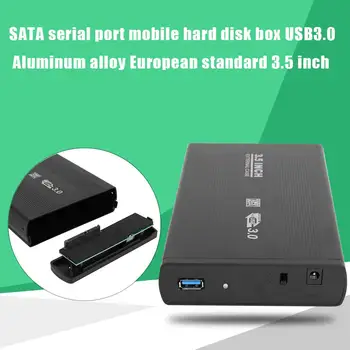 

3.5 inch Hard Disk Drive Case SATA to USB3.0 Adapter External HDD Enclosure