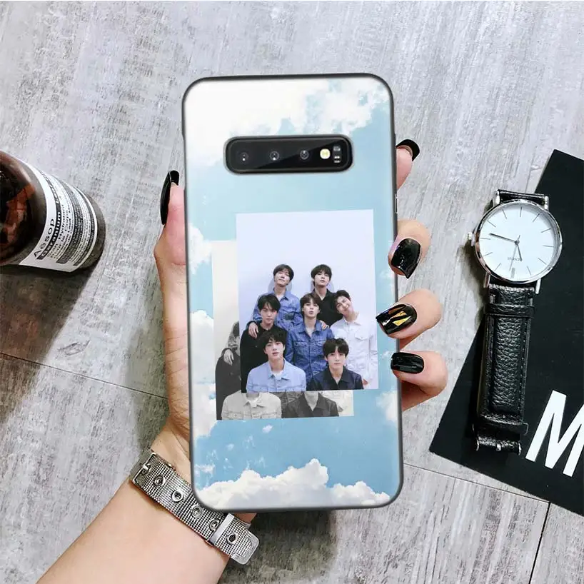 J Hope kPop Черный чехол для телефона samsung Galaxy S10+ Plus Lite Note 10 9 8 S9 S8 J4 J6+ Plus S7 S6 Edge Capa - Цвет: BA064-9