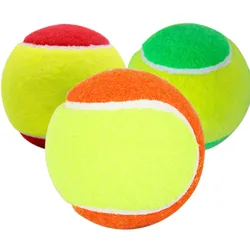 Beach Tennis Ball  Professional ITF Stage 2   3pcs Orange/Red/Green Soft Tennis Pressureless Child Training Tennis