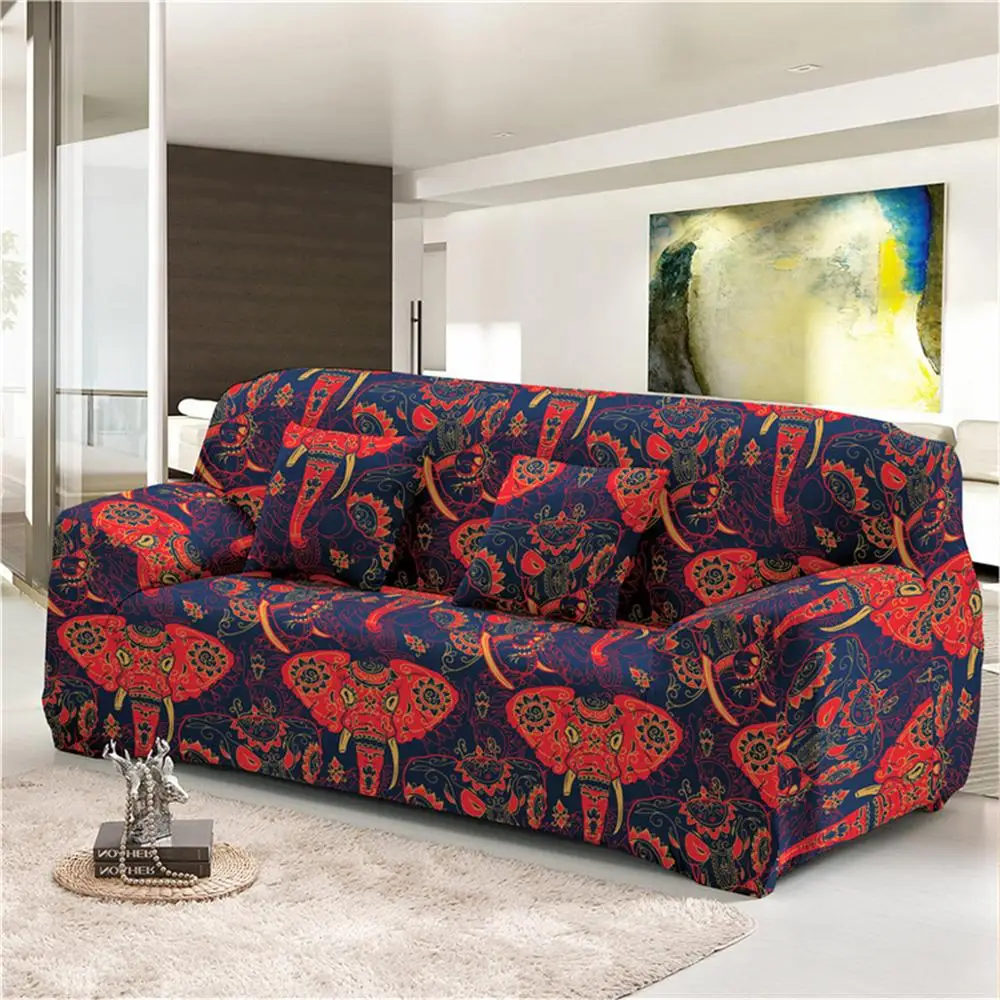 SC003-3 Boniu slipcovers диван крышка животных печати секционные эластичный чехол для дивана диван Полотенца для Гостиная один/два три/Четырехместный - Цвет: SC003-3