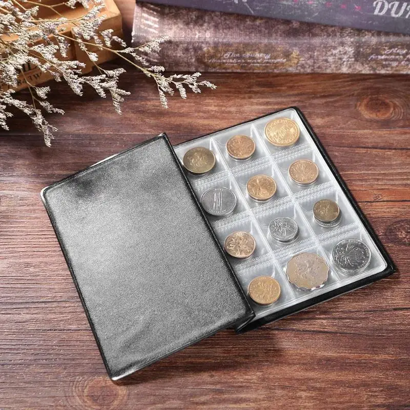 

120 Pockets Mini Coins Album Collection Penny Money Storage Book Sheets Coin Album Portable Holder Collector Gifts