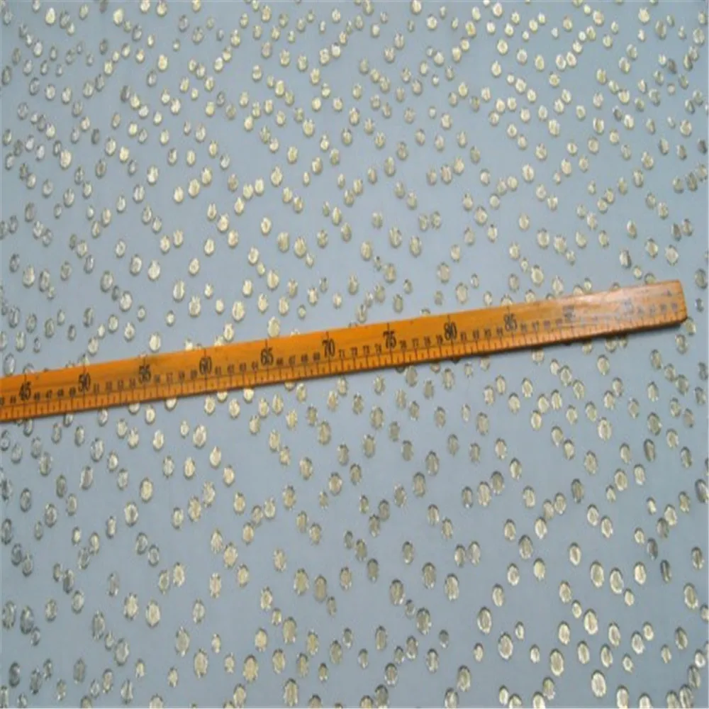 Classical Shiny Silk Chiffon with Dot Jacquard Fabric in Light Blue Color for Lady Charming Dress Clothing