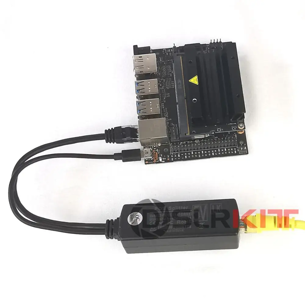 DSLRKIT гигабитный активный сплиттер PoE 5V Micro USB Jetson Nano Raspberry Pi 3B+ 3B Plus