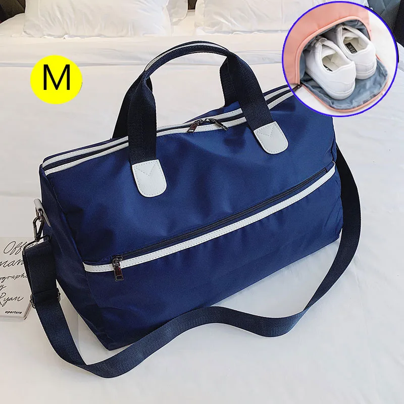 BLUE M Сумка для йоги, фитнеса, тренажерного зала, sac de, спортивные сумки, сухая влажная сумка для плавания для женщин, Tas, для путешествий, для тренировок, водонепроницаемая, bolsa XA536WA - Цвет: BLUE M