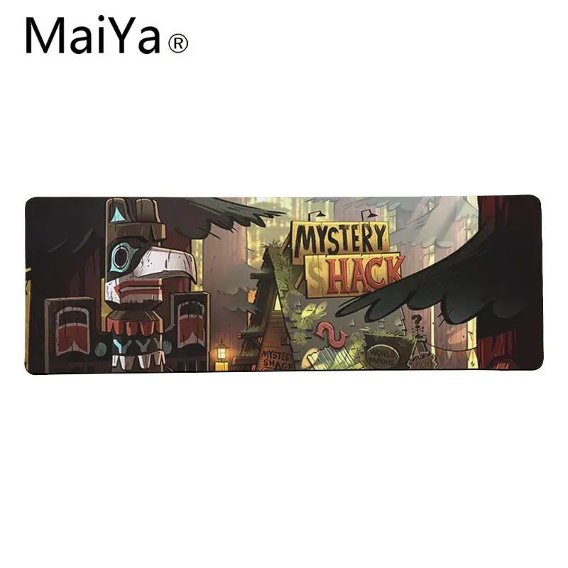 Lock Edge 30x80cm Maiya высокое качество милый гравитационный водопад натуральный резиновый игровой коврик для мыши Настольный коврик большой коврик для мыши клавиатуры коврик - Цвет: Lock Edge 30x80cm