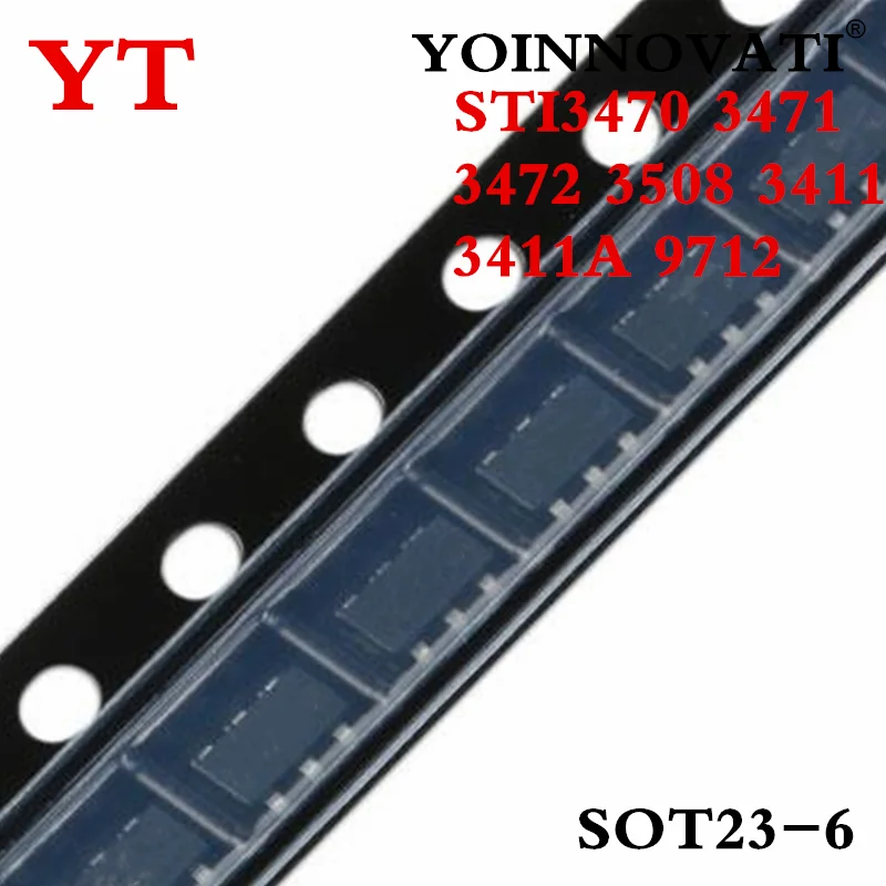 10pcs/lot STI3470 3471 3472 3508 3411 3411A 9712 SOT23-6 SOT23-5 | Электронные компоненты и принадлежности
