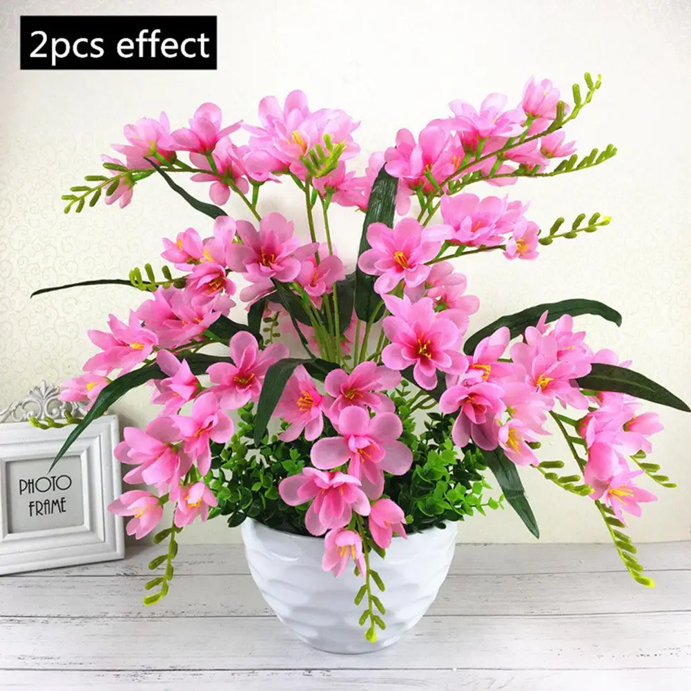Yfashion смесь цветов Freesia Hybrida цветочные луковицы горшечные корни растений горшечные лампочки комнатный растение естественный рост