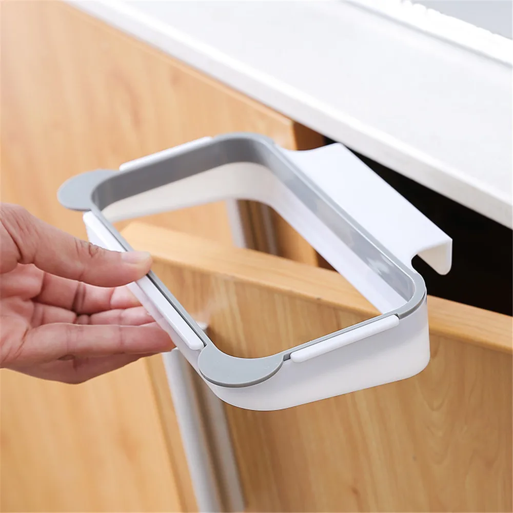 

Garbage bag rack kitchen cabinet rack creative simple garbage storage rack plastic kitchen garbage storage rack