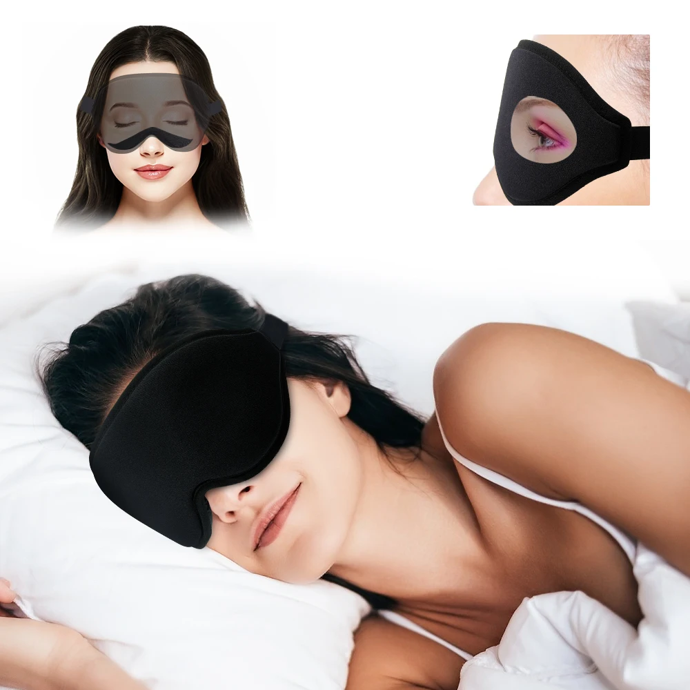 3D Sleeping Mask Eye Mask for Sleeping Soft Unisex Eye Patches Comfort Face Eyeshade Breathable Block Out Light Eye mask,eye patch