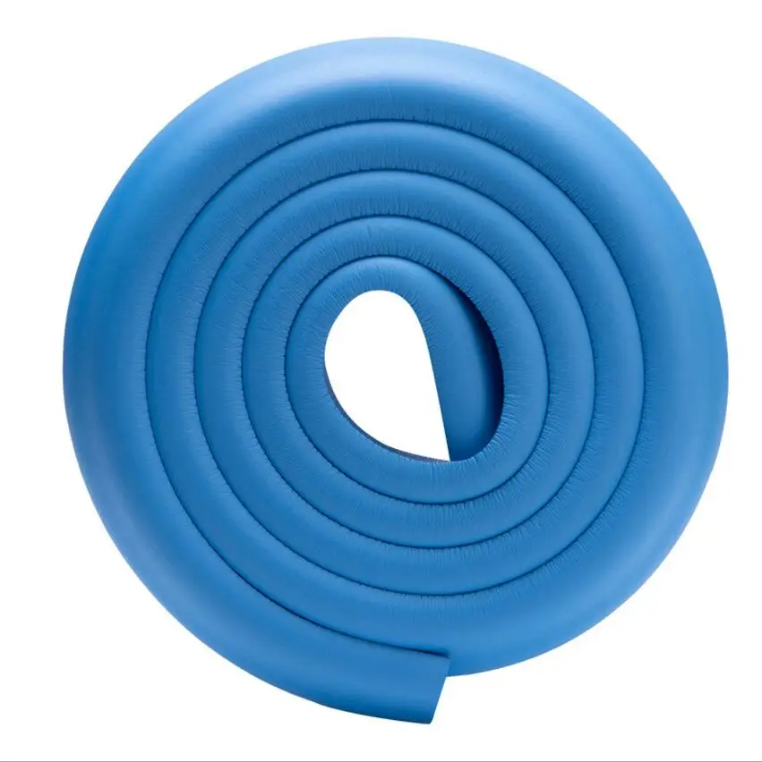 Blue 2 м детская безопасная угловая защитная лента для стола, защитная угловая пленка для детей, Защитные уголки для мебели, защита углов - Цвет: Blue